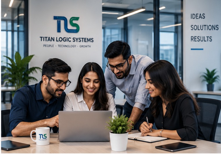 Titan Logic Systems team working together